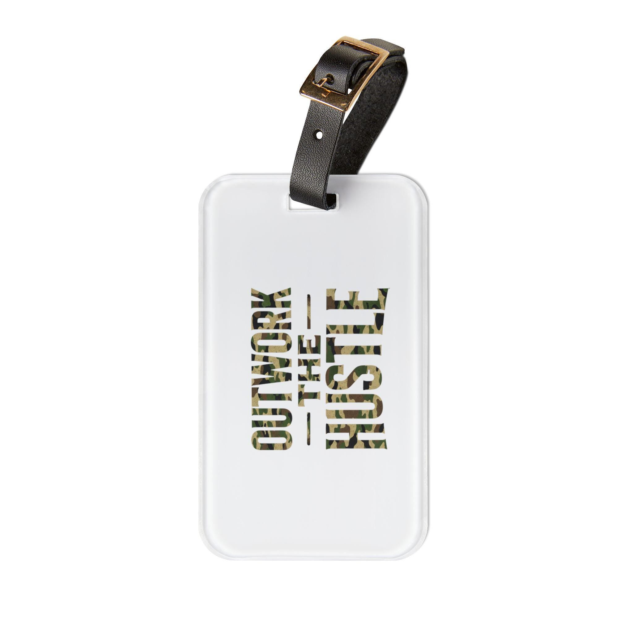Outwork The Hustle Luggage Tag