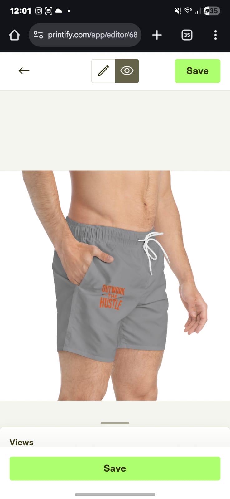 Swim Trunks (AOP)